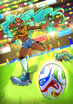 Brazil Miku World Cup Brazil Miku World Cup